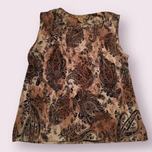 ⭐️ Paisley Bandana Boho Peasant Hipster Hippie Art Deco Farm Cottage Tank Top